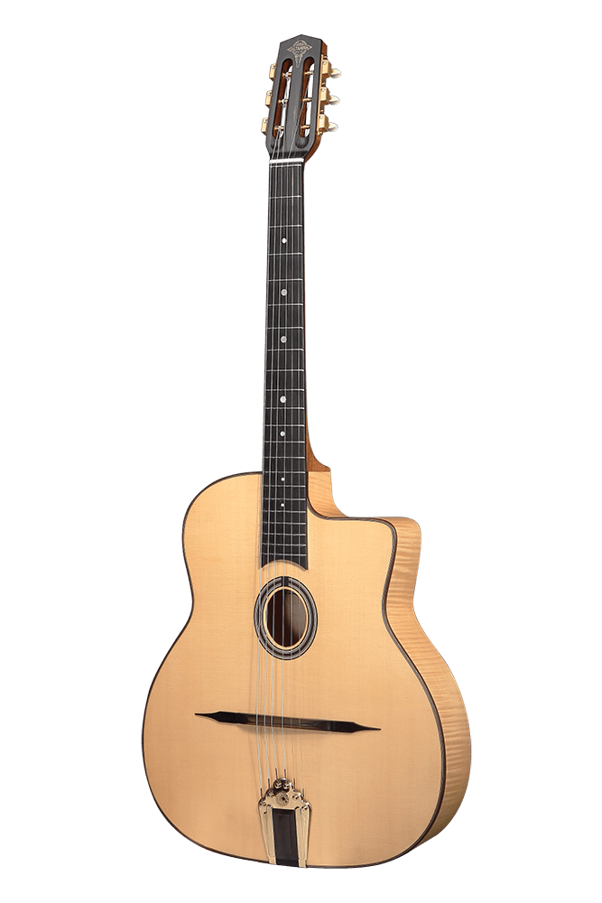 Altamira 'M' Maple Gypsy Jazz Guitar with Hard Case
